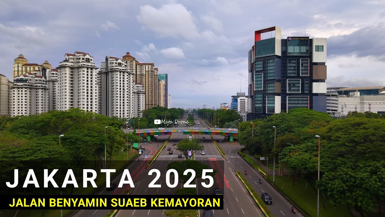 Jakarta 2025 by Drone Jalan Benyamin Suaeb Kemayoran dan Sekitarnya
