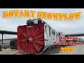 Big Railroad Equipment Rotary Snowplow and Wrecking Crane - Ogden train show 2020