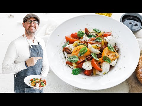 Video: Summer Salad With Fish And Mozzarella