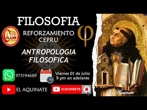 SEMINARIO DE FILOSOFIA, Antropología Filosófica, CEPRU-2022