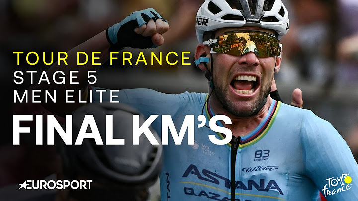 MARK CAVENDISH MAKES HISTORY! 🐐 | Tour de France Stage 5 Final Kilometres | Eurosport Cycling