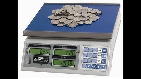 Klopp Coin Scales KCS Series