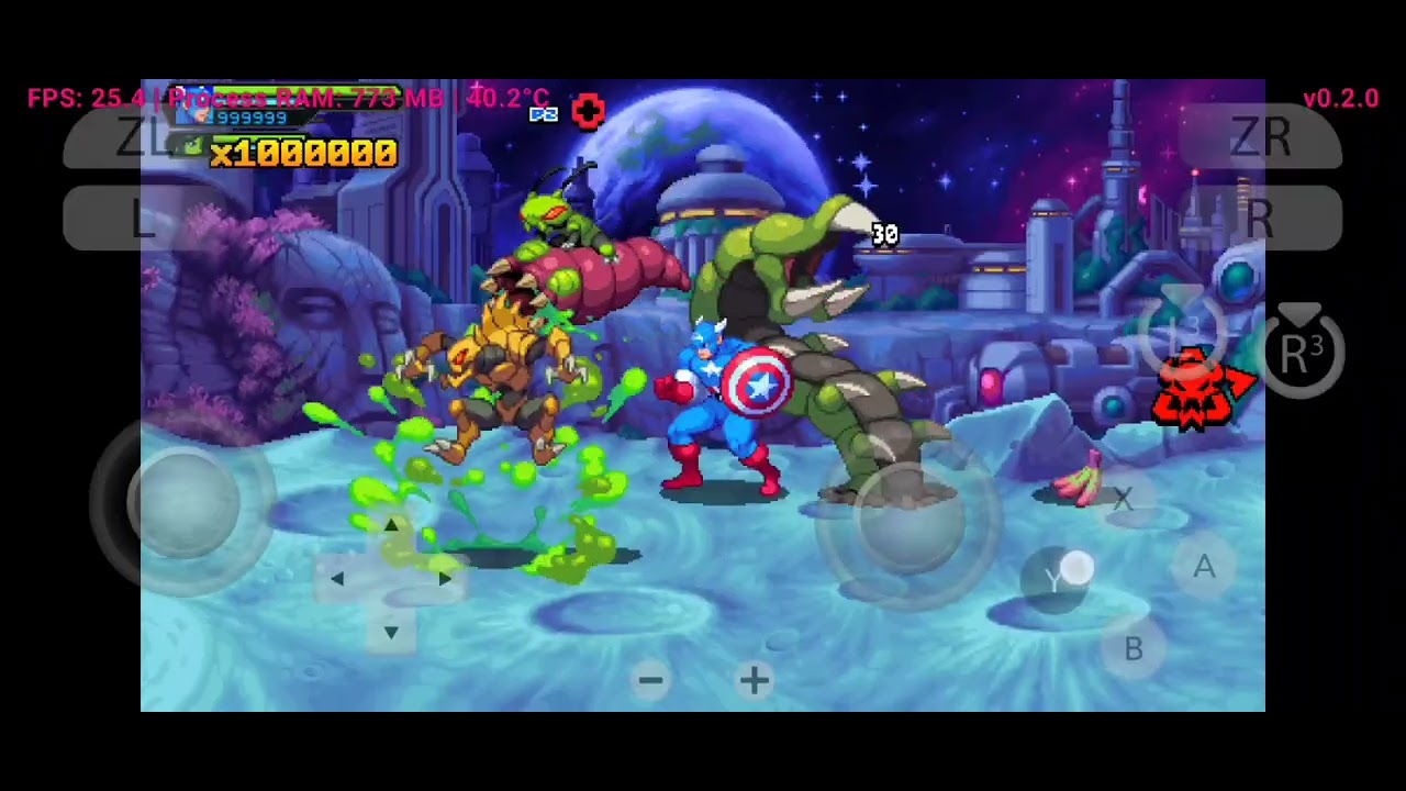 MARVEL COSMIC INVASION Gameplay w/ Mod on Eden 0.2.0 Andriod 