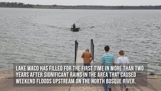Lake Waco fills up after weekend surge: Oct. 29, 2023