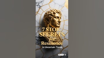 7 STOIC SECRETS for Resilience in Uncertain❤✔✨ Times #stoicism #resilience #marcusaurelius