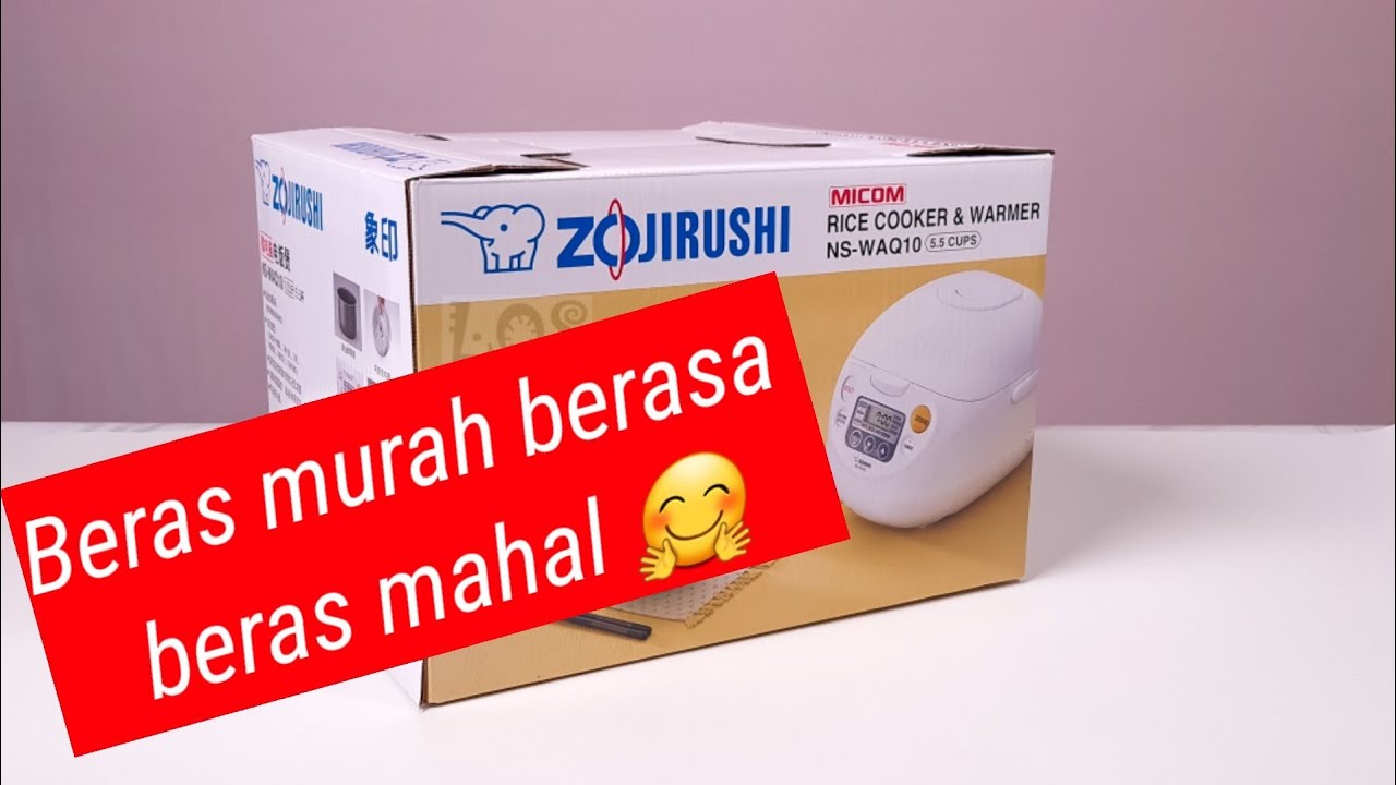 Review & Unboxing Zojirushi Rice Cooker NSWAQ10/18 WD (1 / 1.8