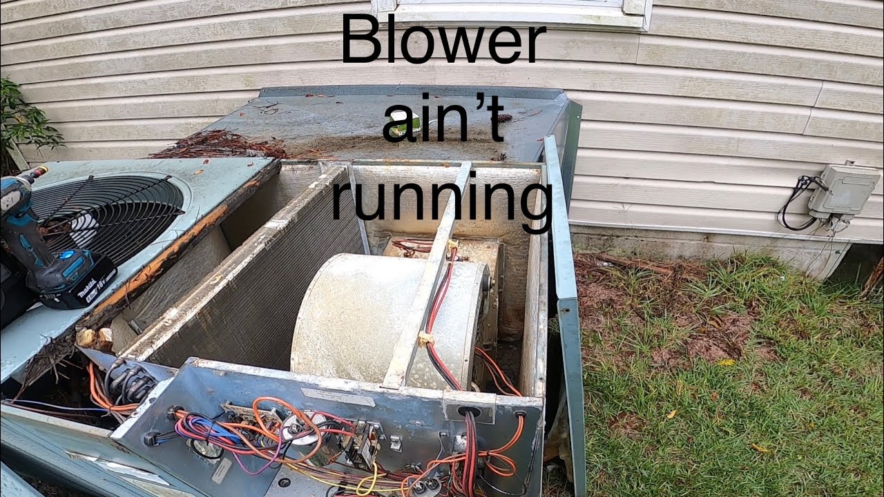 Blower diagnosis and replacement  on Rheem RQNJ