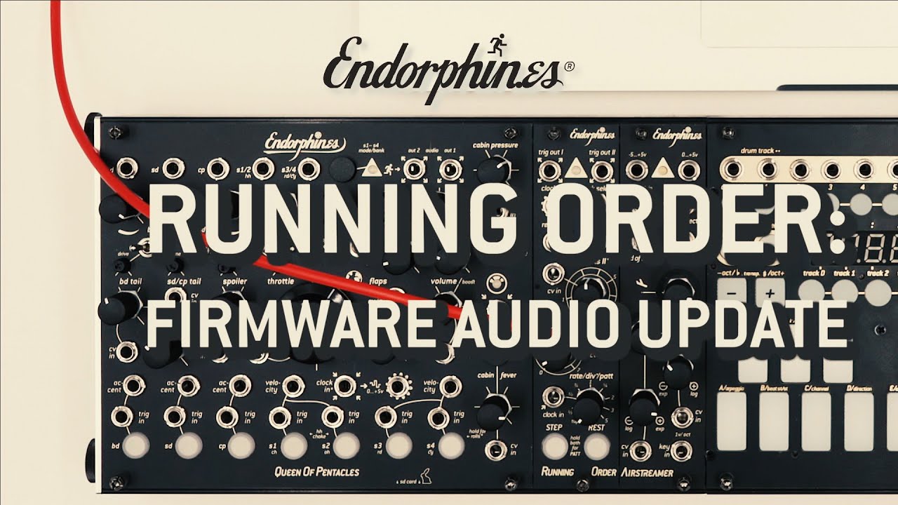 Running Order: firmware audio update - YouTube