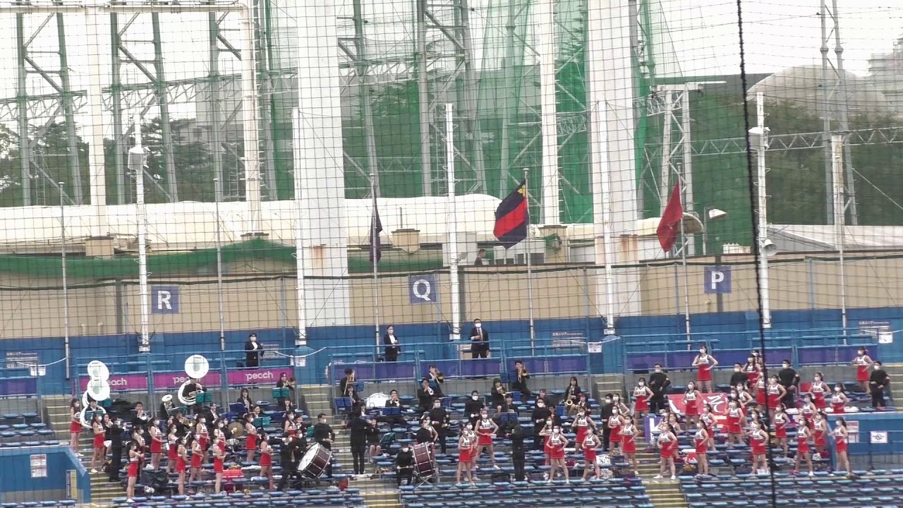 慶應義塾大学 応援指導部 （7回）応援歌「若き血」＆エール：東京六