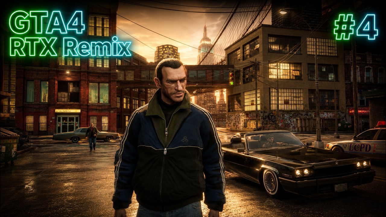 GTA IV RTX Remix | الحلقة 4 | نيكو اتلعب بيه