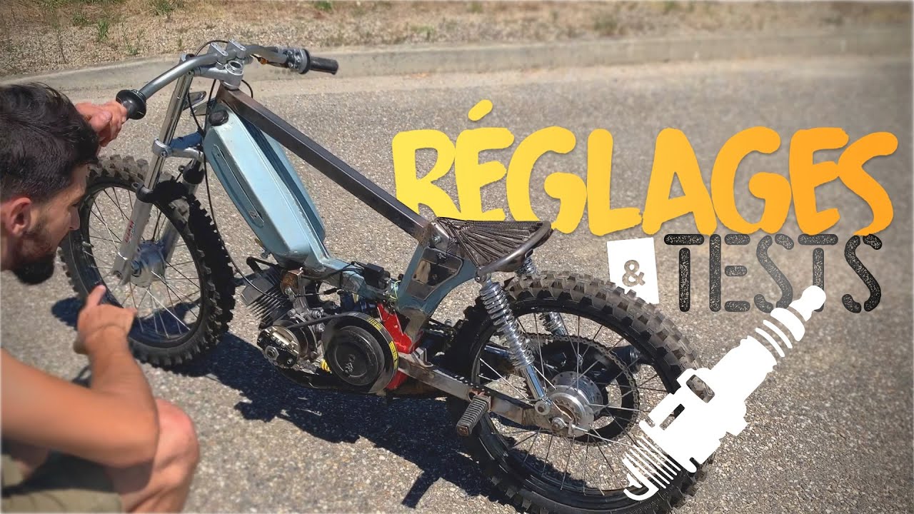DÉMARRAGE & RÉGLAGES PEUGEOT 103 Malossi 70cc | CA FINI MAL