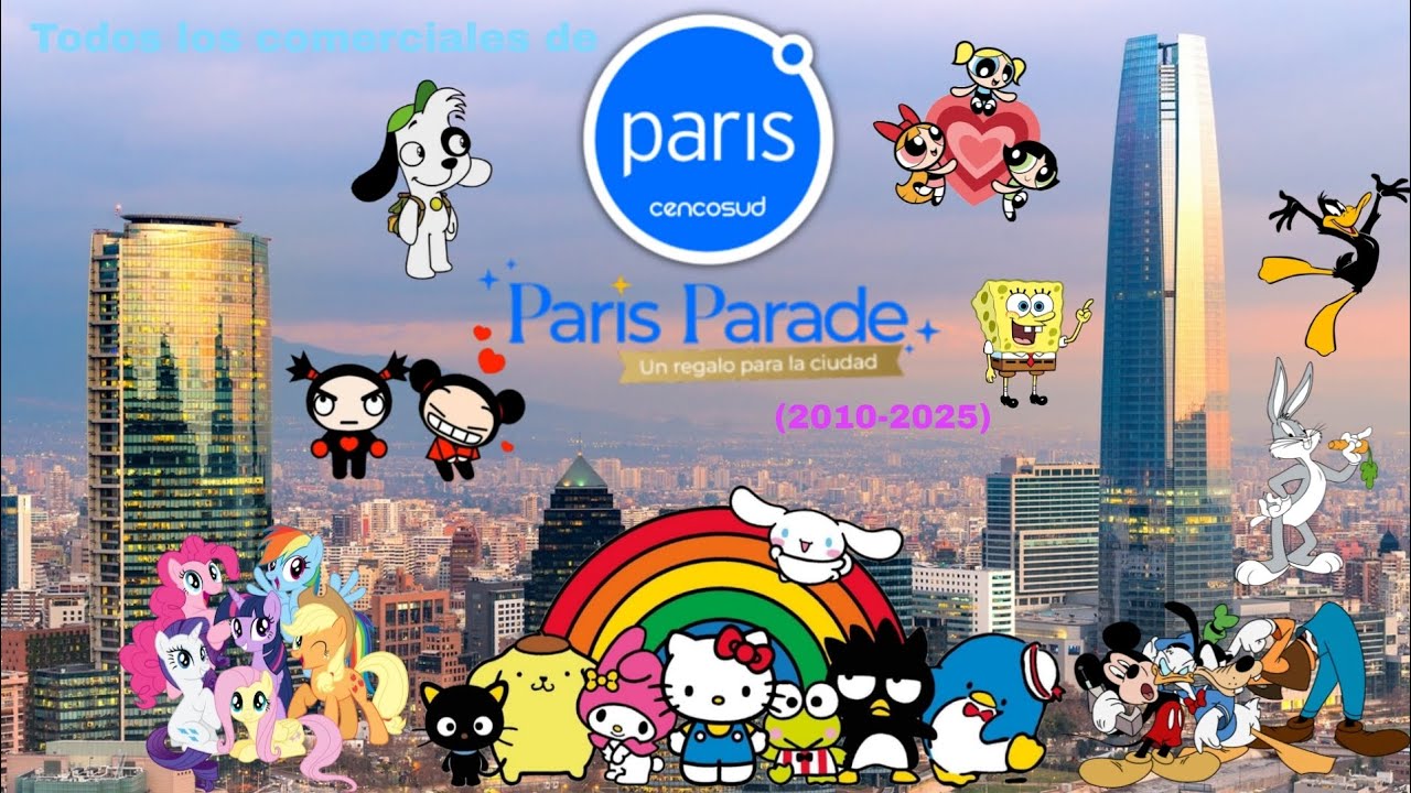 Compilación de todos los comerciales de Paris Parade (2010-2025)
