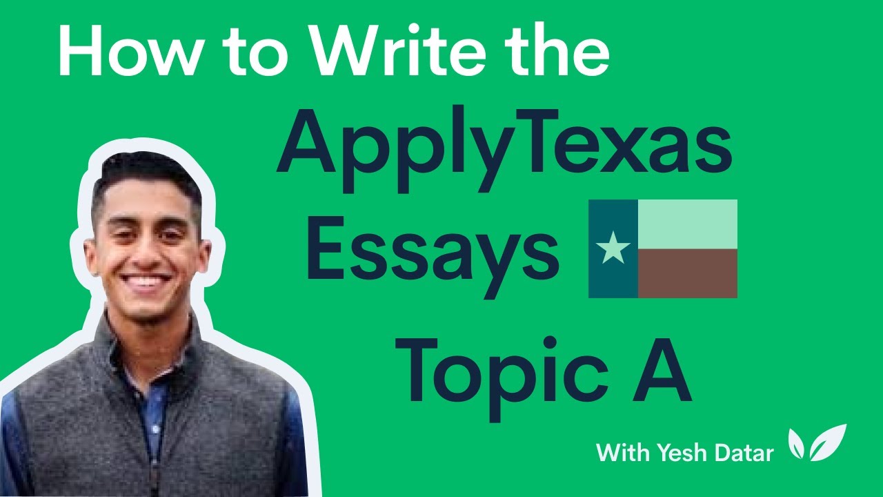 essay on applytexas examples