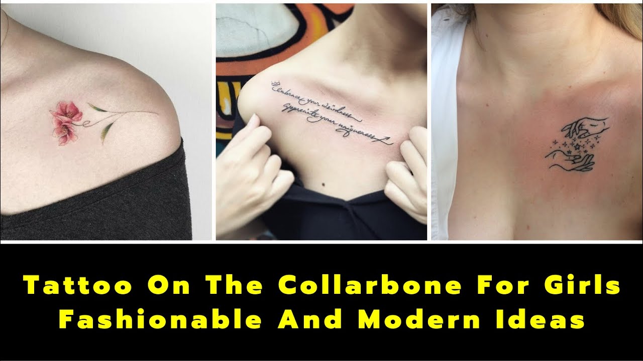 24 Collarbone Tattoo Ideas | POPSUGAR Beauty