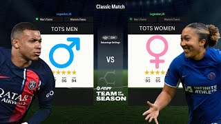 MEN TOTS VS WOMEN TOTS IN EAFC!