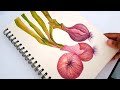 SIMPLEST things to paint on your new sketchbook