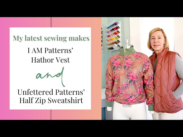 Unfettered Patterns Half Zip Sweatshirt - UP1068 (Free Pattern