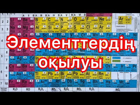 Бейне: Элементтердің химиялық формулалары бар ма?