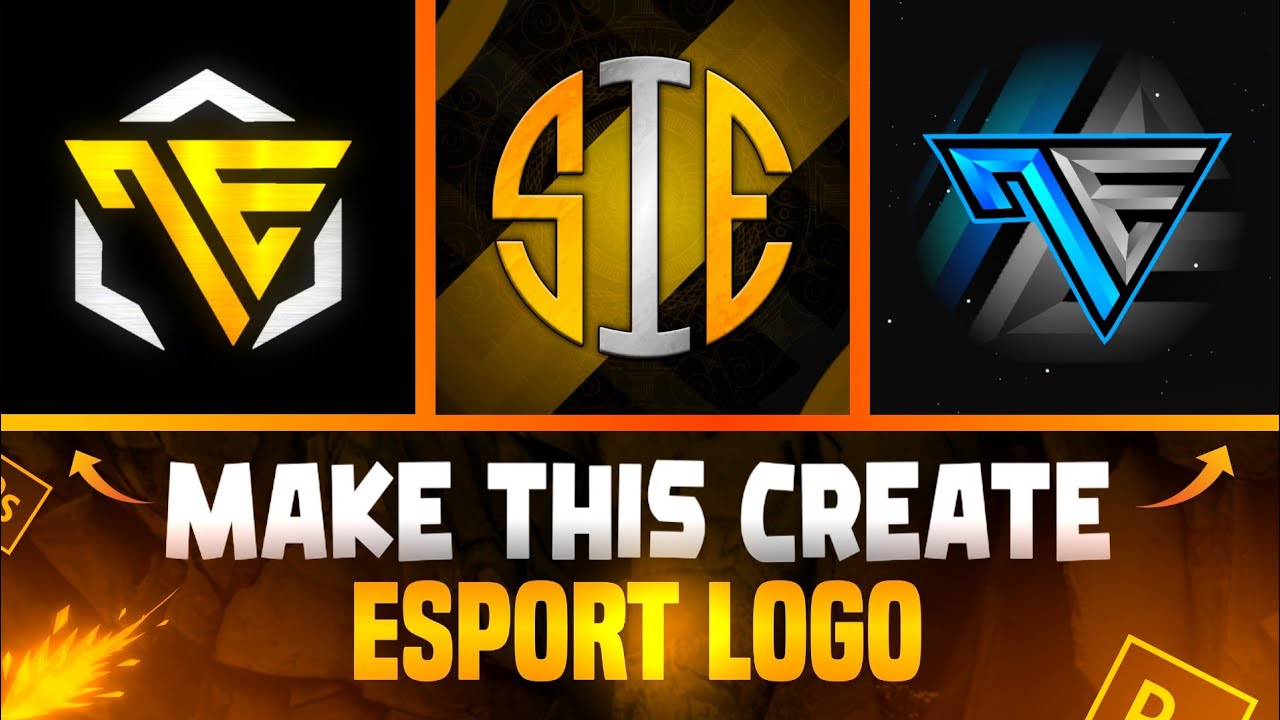 How To Make Create Esport Text Logo Tutorial On android || Esport ...