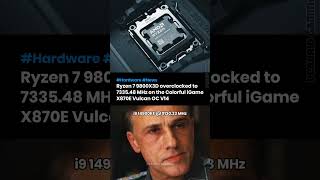 Ryzen 7 9800X3D Overclocked To 7335.48 Mhz, New World Record Set