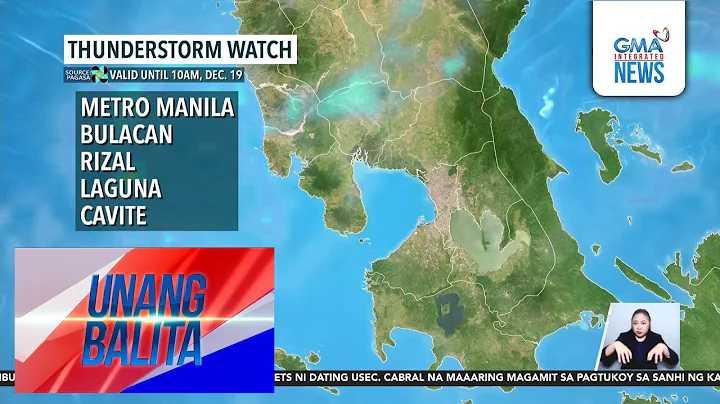 Weather update as of 6AM (December 19, 2025) | Unang Balita