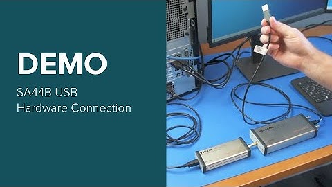 SA44B USB Hardware Connection Demo