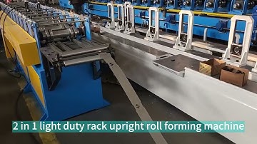 Unleash Precision Power with Our Rack Upright Roll Forming Machine for Heavy-Duty Storage Solutions