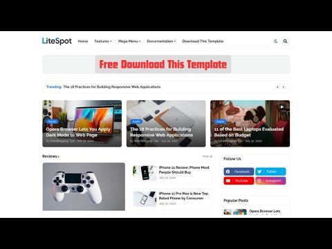 Google Play Store V2.0 Premium Blogger Template • Free Download