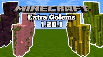 *NEW* Extra Golems Mod Update - Minecraft 1.20.1 (Mod Showcase)