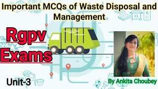 Most imp 41 Qs on Waste Disposal and Management unit-3