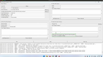 YouTube Bulk Upload GUI Tutorial v0.3.5