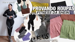 Provando Roupas De Academia Da Shein Conjuntos, Packs, Peça Da Glowmode Vale A Pena?