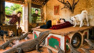 72 Hours Survival: Giant Python Crawls Onto Sleeping Girl’s Bed Inside a Snake-Filled House! 🐍😱