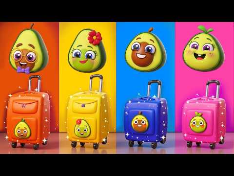 2 Hours! Safety Tips on the Airplane ✈️ Luggage Suitcase 🧳 How to Behave in the Hotel 🥑 #song