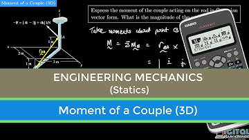 [Statics] Moment of a Couple (3D)