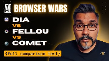 DIA vs Comet vs Fellou: Which is the Best AI Browser of 2025? – Ultimate Face-Off & Full Review!