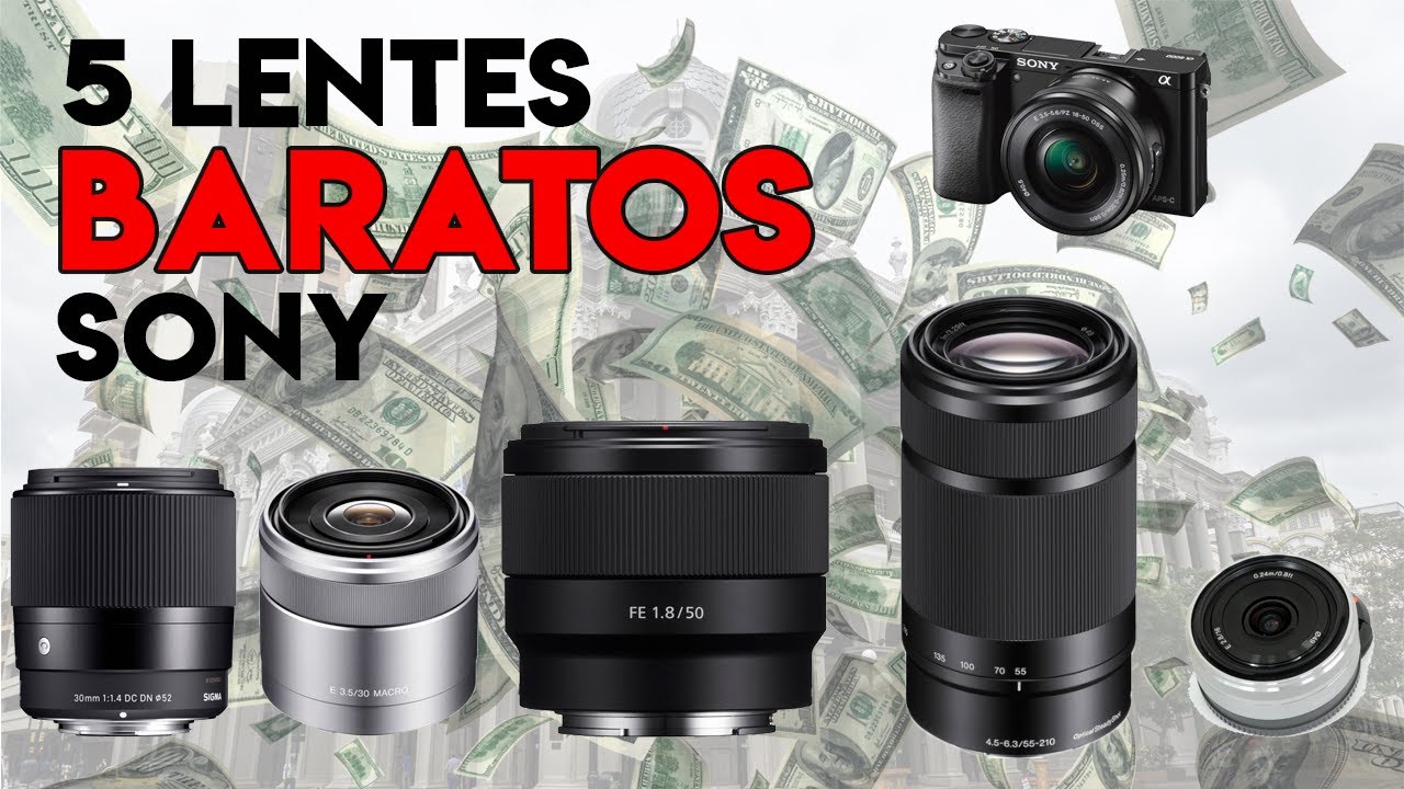 Aburrir Mala suerte Perder la paciencia TOP 5 lentes BARATOS para cámara SONY a6000, a6100, a6300, a6400, a6500 por  menos de $300 - YouTube