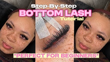 *EASY* STEP BY STEP BOTTOM LASH TUTORIAL! + product recommendations & tips 🔥