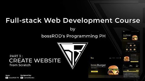 [TAGALOG] Part 3: Create Website from Scratch 2 of 2