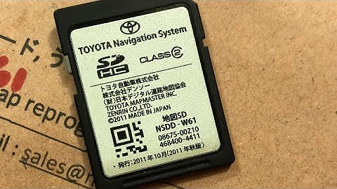NSDD W61 Toyota sd for noah | Japanese Car Radio unlock and Navigation Solution |