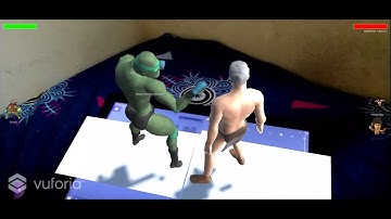 My First VR game || using UI buttons || image tracking || Vuforia Engine ||