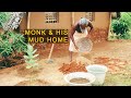 A Monk’s Cow Dung plastered Mud Home made in 2 months with recipe