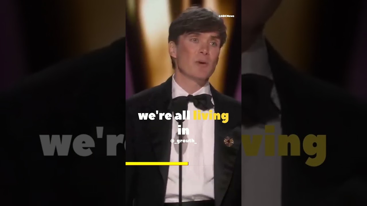 The Most deserving Oscar 🔥 | Cillian Murphy
