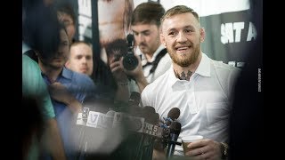 Conor McGregor Media Workout Scrum  MMA Fighting