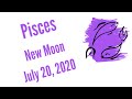 Forecast for Pisces: New Moon July 20 2020: New Fun and Romance