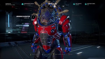 Mass Effect Andromeda: Krogan Gladiator Build (For Gold Difficulty)