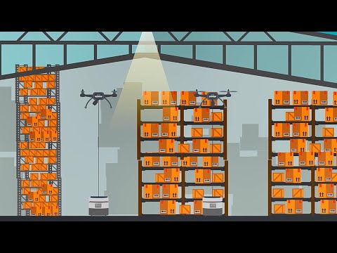 Infinium Scan - Automated Stocktaking Drone for Warehouse Inventory Management