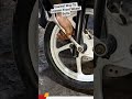Easiest Way To Loosen Front Wheel Bolts #shorts #mechanic #tips