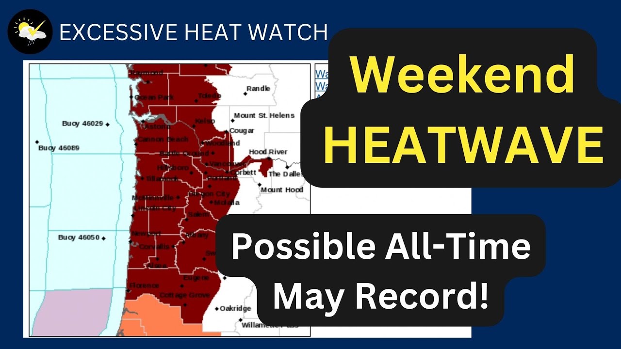 Portland, Pacific Northwest Heatwave to set records. - YouTube
