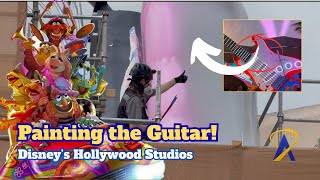 Rock N Roller Coaster Guitar Gets Muppet Paint Job - Disneys Hollywood Studios